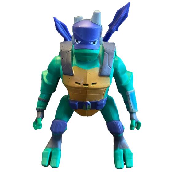 Rise of the TMNT Figure Donatello Flip Attack Ninja Turtle 2018 Collect Kidcore - Picture 4 of 8